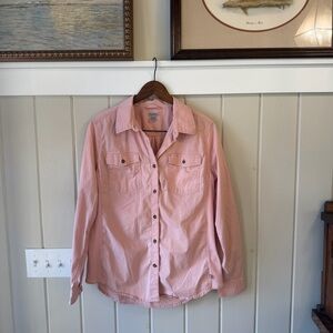 Women’s Carhartt Pink Button-Up Shirt, Size Large, NWOT
